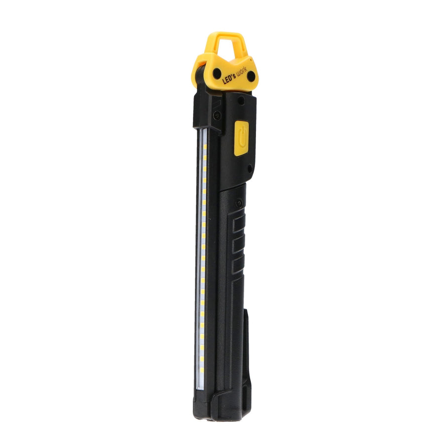 LED's Work Oplaadbare Looplamp 300 - Inspectielamp - Inklapbaar & Draadloos - Met magneet en haak Bouwlampen led.gl