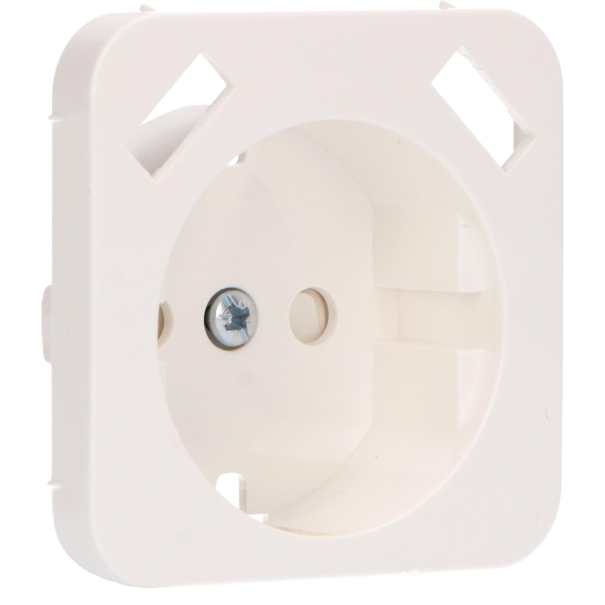 Reflex Inlegplaat rond voor wandcontactdoos met 2 USB - Wit Stekkers led.gl
