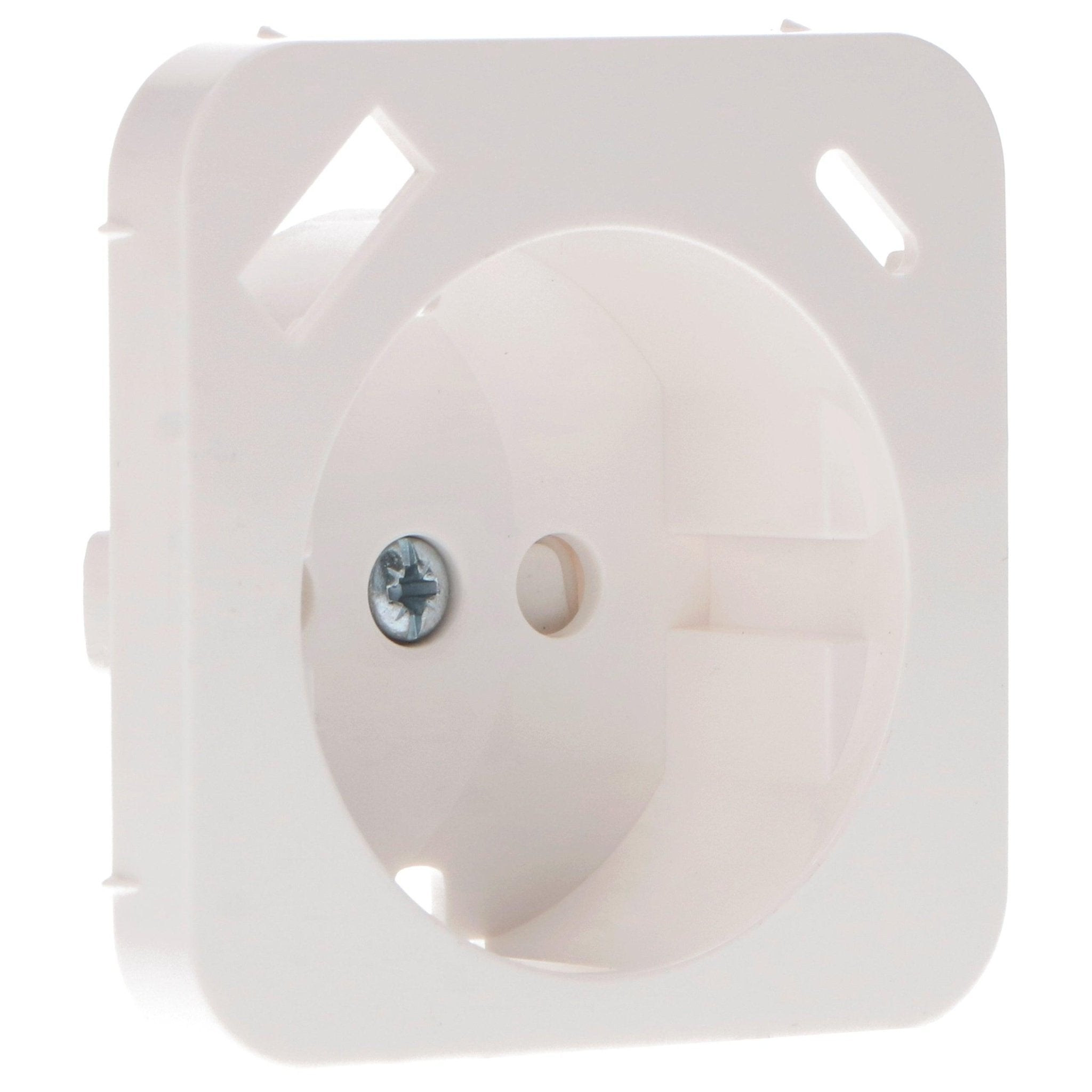 Reflex Inlegplaat rond voor wandcontactdoos met USB-C & USB - Wit Stekkers led.gl