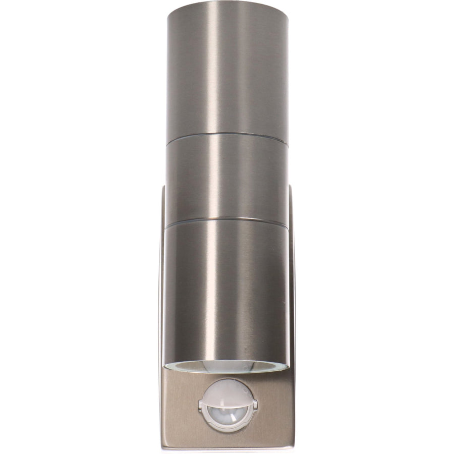 LED's Light RVS LED Buitenlamp met Bewegingssensor - 2 lichts up & down - IP44 - Zilver Buitenlampen led.gl
