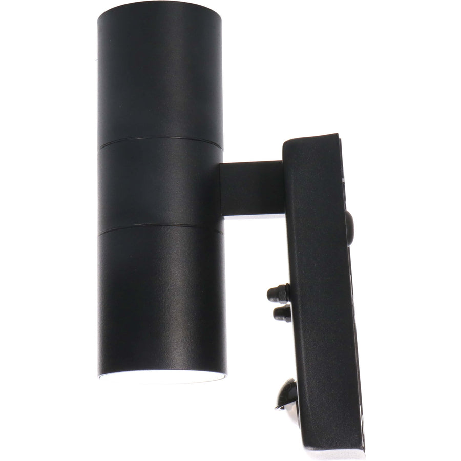 LED's Light RVS LED Buitenlamp met Bewegingssensor - 2 lichts up & down - IP44 - Zwart Buitenlampen led.gl