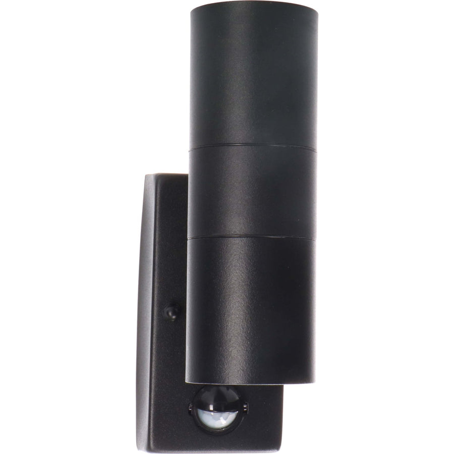 LED's Light RVS LED Buitenlamp met Bewegingssensor - 2 lichts up & down - IP44 - Zwart Buitenlampen led.gl