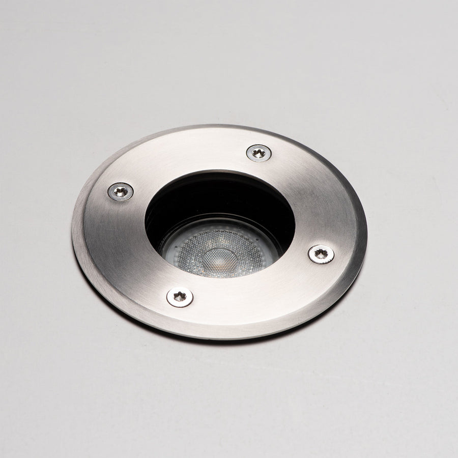 LED's Light RVS LED Grondspot inbouw rond - Voor oprit en tuin - IP67 waterdicht - Zilver Grondspotjes led.gl