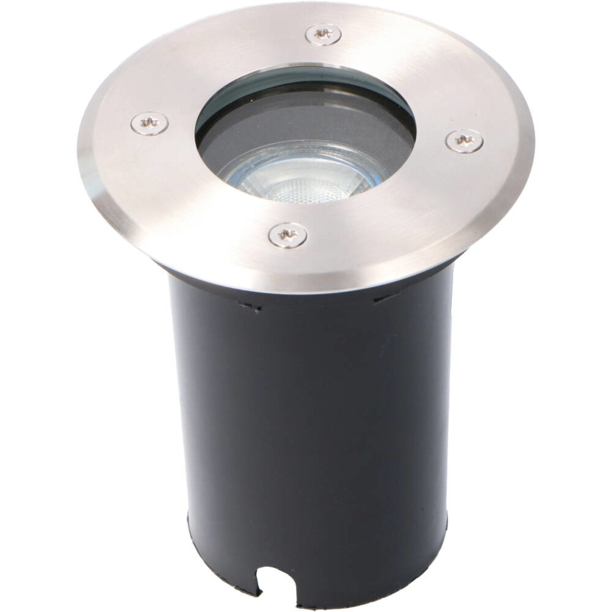 LED's Light RVS LED Grondspot inbouw rond - Voor oprit en tuin - IP67 waterdicht - Zilver Grondspotjes led.gl