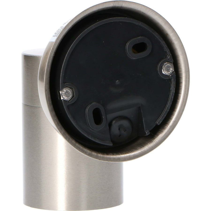 3 pack RVS LED Muurlamp Buiten - Spot met GU10 fitting - Model Monza - IP44 - Zilver Spotjes led.gl