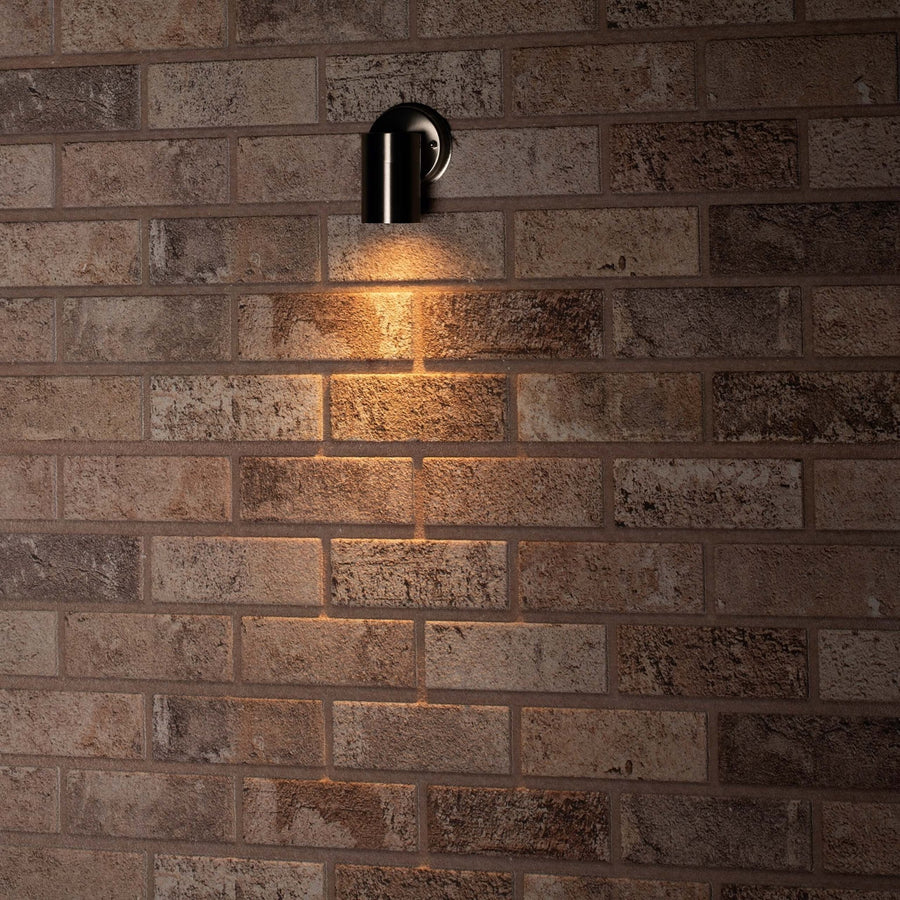 3 pack RVS LED Muurlamp Buiten - Spot met GU10 fitting - Model Monza - IP44 - Zilver Spotjes led.gl