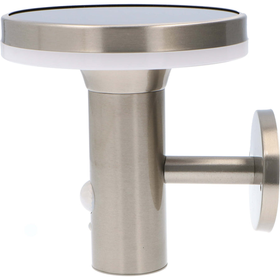 RVS Solar LED Buitenlamp met bewegingssensor - Draadloos - 3 standen - Zilver Buitenlampen led.gl