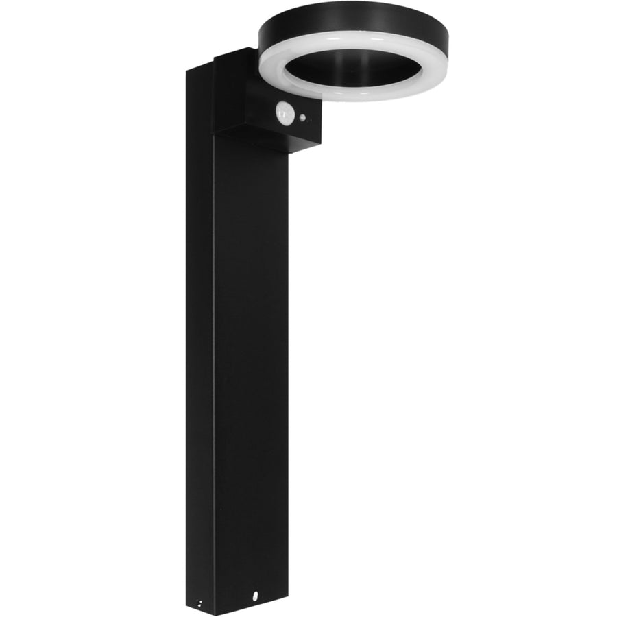 LED's Light RVS Solar LED Tuin Lantaarnpaal met Bewegingssensor - Draadloos - 3 standen - Zwart Lantaarns led.gl