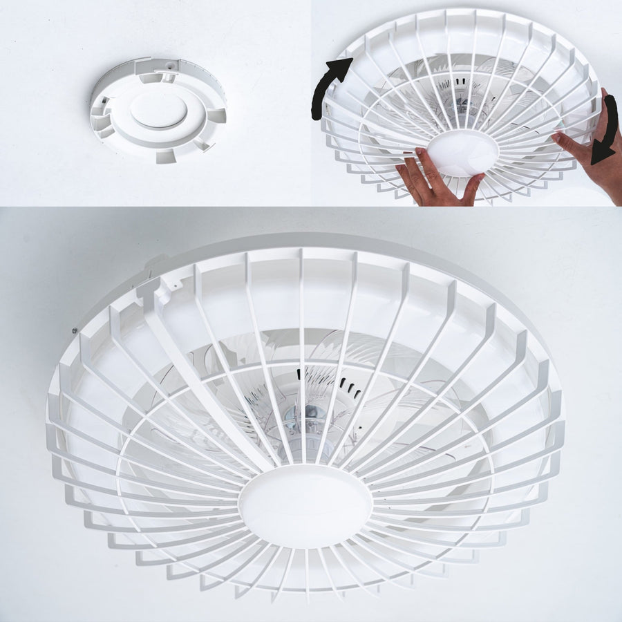 LED's Light Plafondlamp met LED verlichting en ventilator - Dimbaar en instelbare kleurtemperatuur – Incl. afstandsbediening Plafondventilatoren led.gl