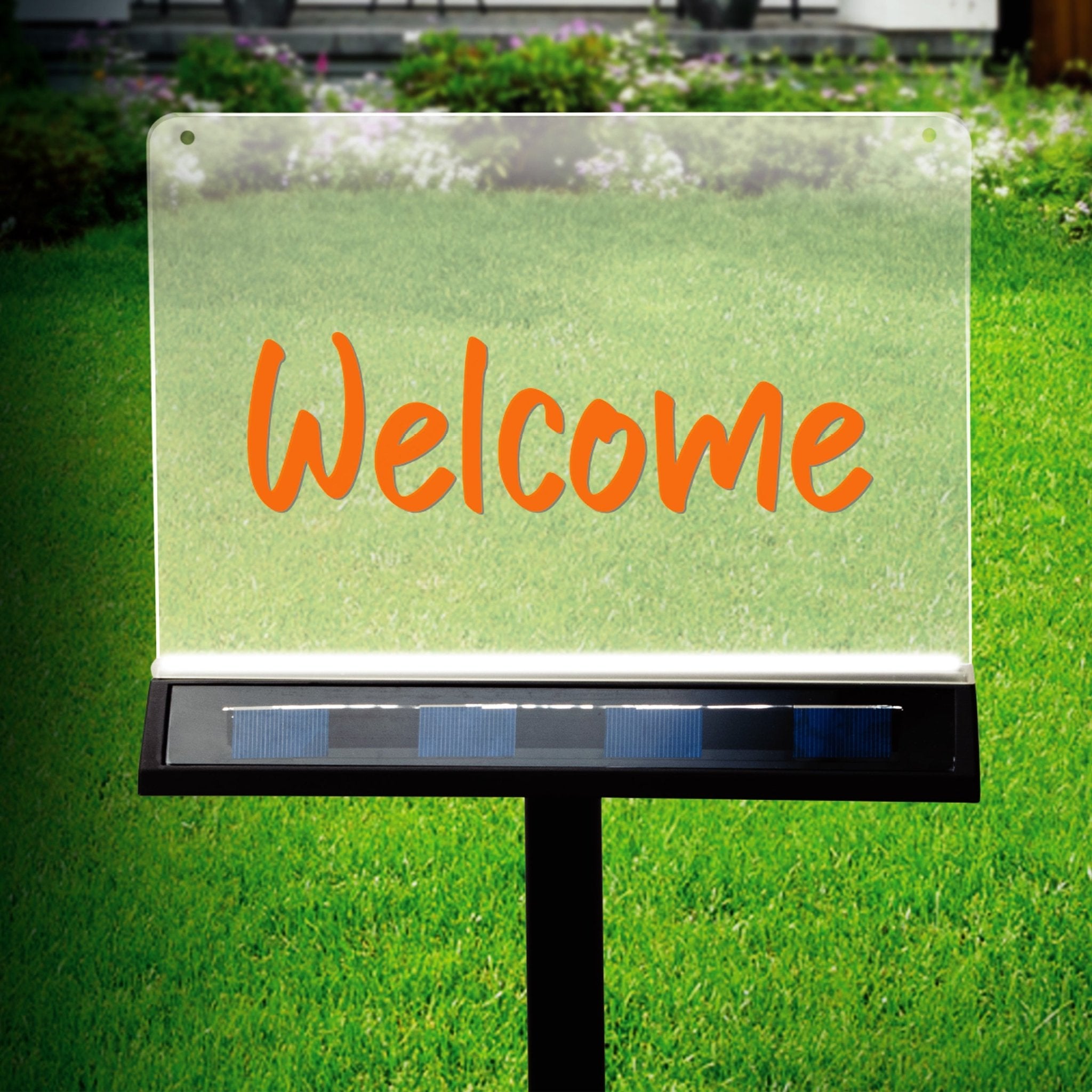 LED's Light Solar LED Display Schrijfbord Buiten - Draadloos op zonne-energie - Incl. Stift Schrijfborden led.gl