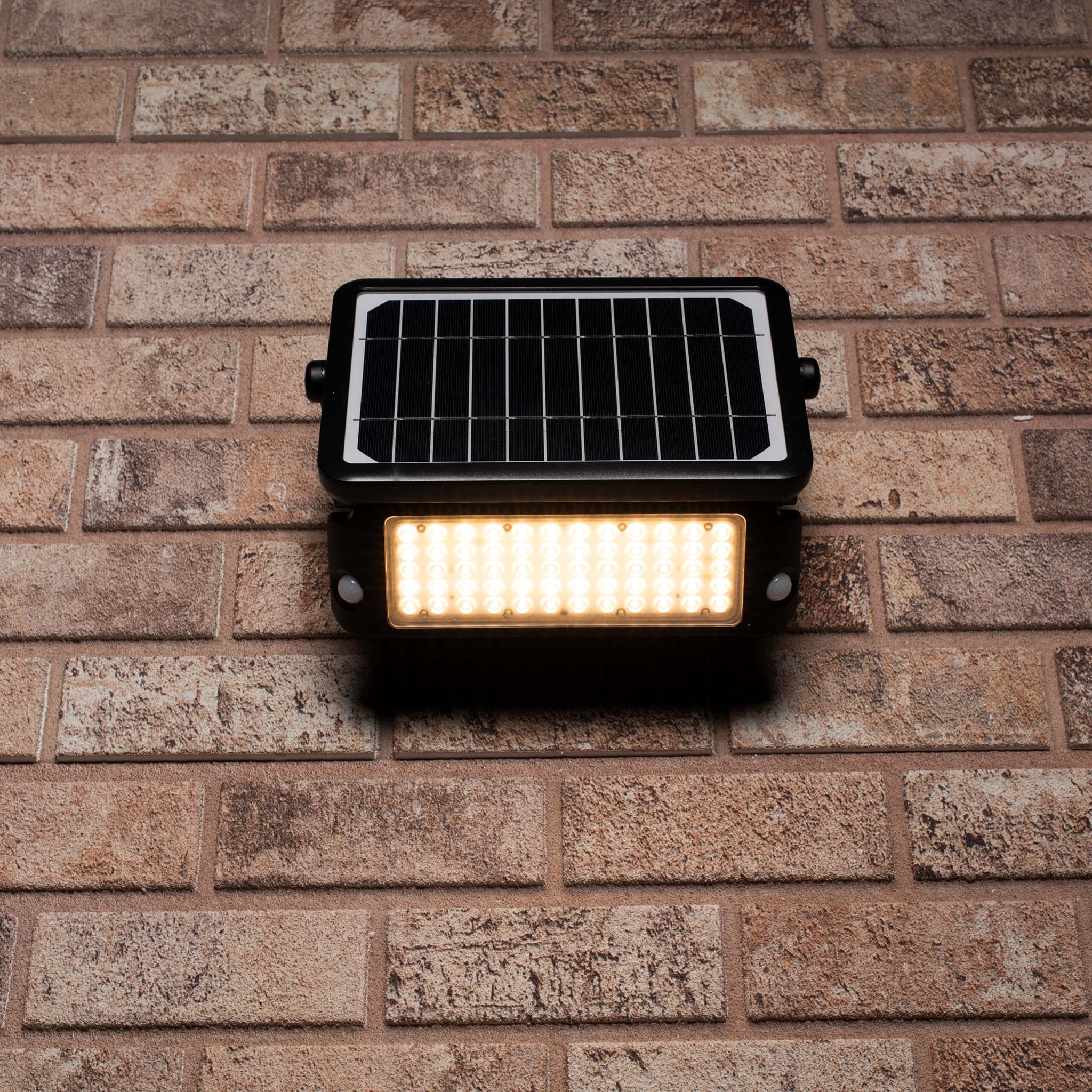 LED's Light Solar LED Schijnwerper met Bewegingssensor - 3 standen - Draadloos - 1080 Lumen - Zwart Buitenlampen led.gl