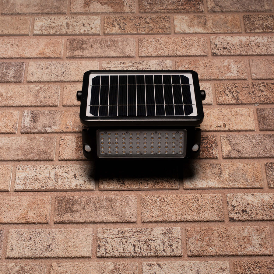 LED's Light Solar LED Schijnwerper met Bewegingssensor - 3 standen - Draadloos - 1080 Lumen - Zwart Buitenlampen led.gl