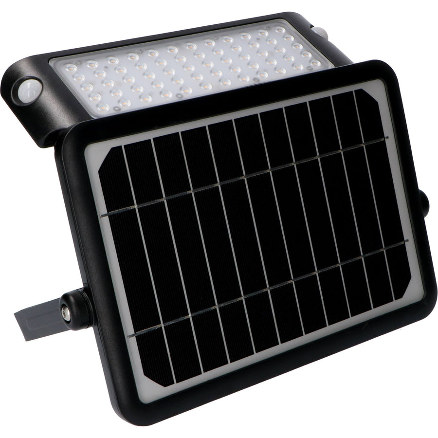 LED's Light Solar LED Schijnwerper met Bewegingssensor - 3 standen - Draadloos - 1080 Lumen - Zwart Buitenlampen led.gl