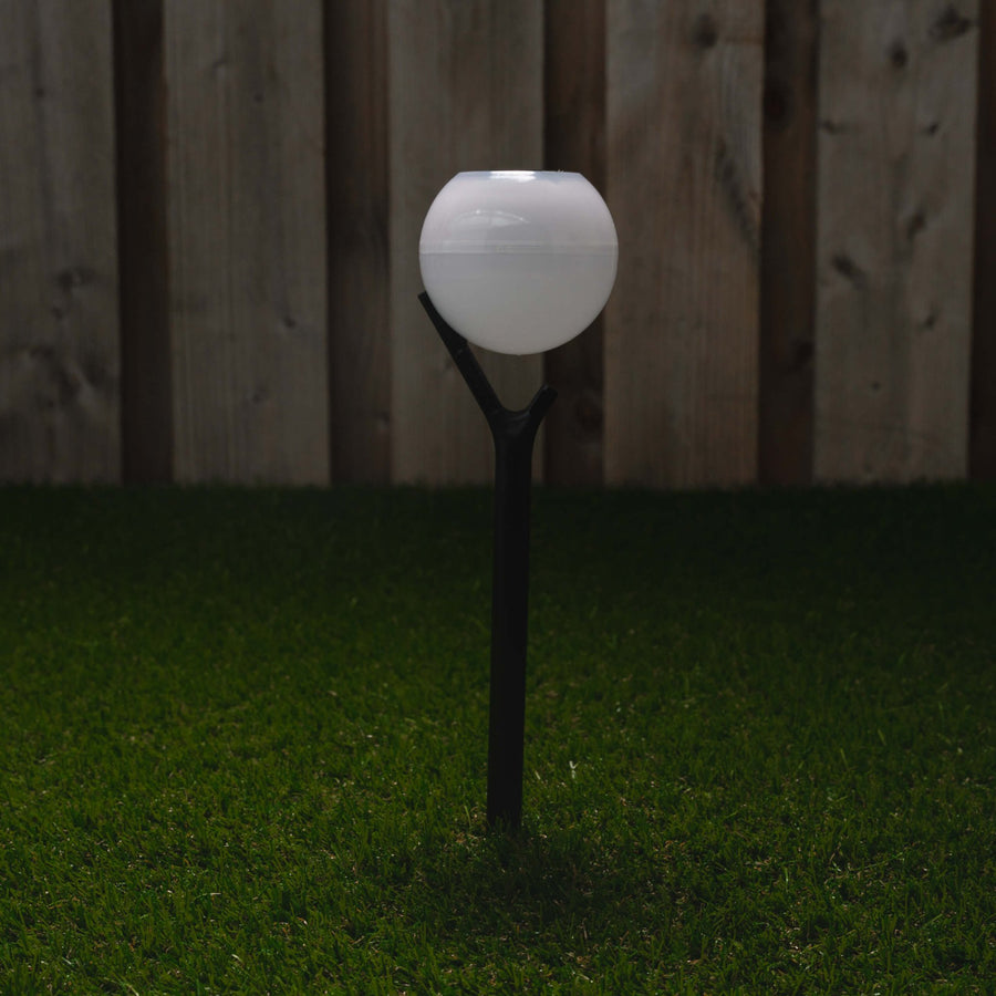 Solar LED Tuinlamp met sensor - Nice - Draadloos - Warm wit - Auto aan/uit - 40 cm Buitenlampen led.gl