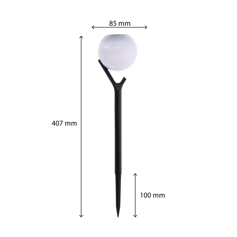 Solar LED Tuinlamp met sensor - Nice - Draadloos - Warm wit - Auto aan/uit - 40 cm Buitenlampen led.gl