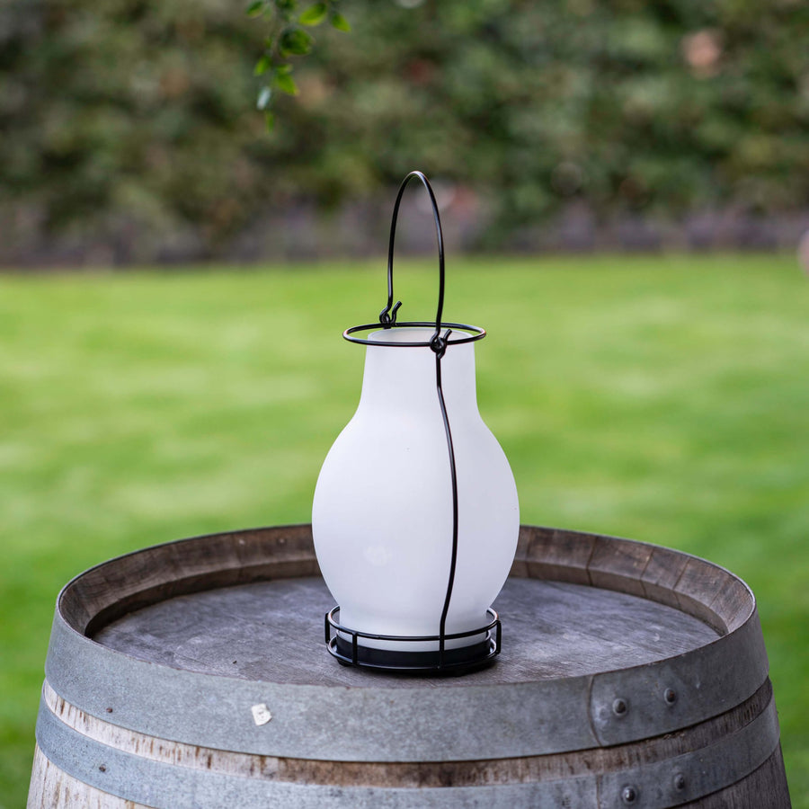 Solar Olielamp op zonne-energie met sensor - Automatisch aan/uit - Draadloos - 28 cm Buitenlampen led.gl