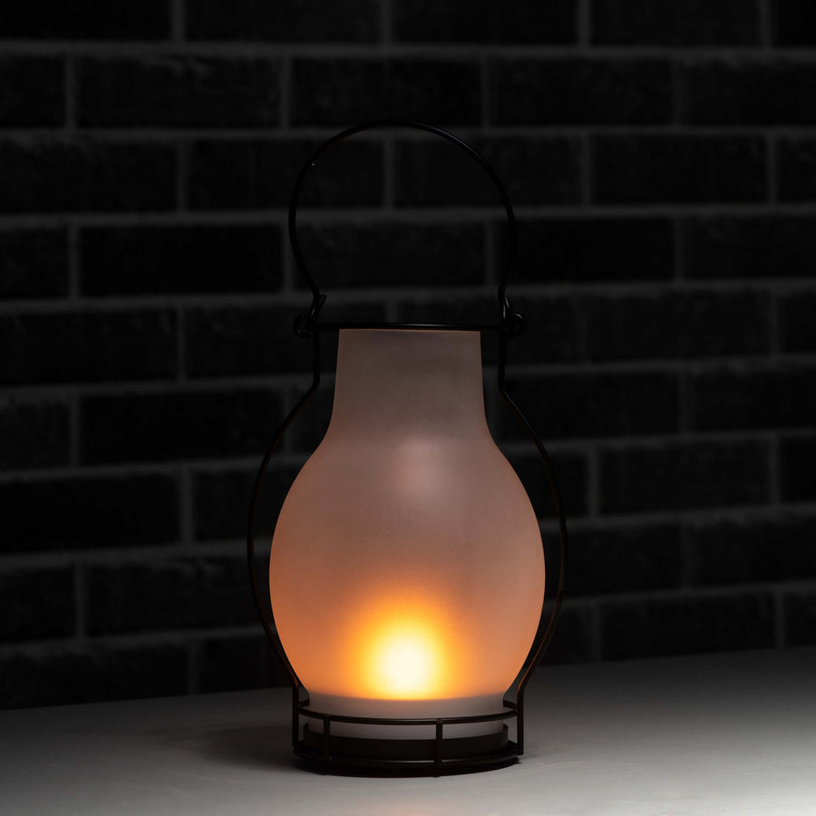 Solar Olielamp op zonne-energie met sensor - Automatisch aan/uit - Draadloos - 28 cm Buitenlampen led.gl