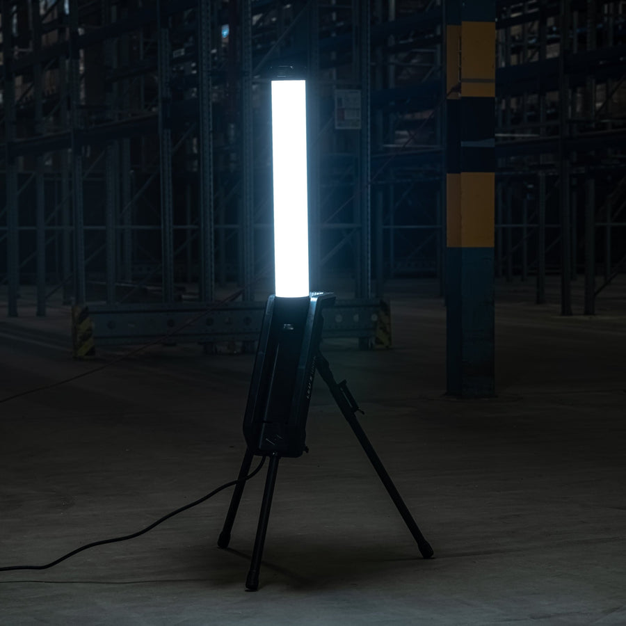 LED's Work Toren Bouwlamp 10000 - 360° gelijkmatige lichtverspreiding - IP54 waterdicht - 70W Bouwlampen led.gl