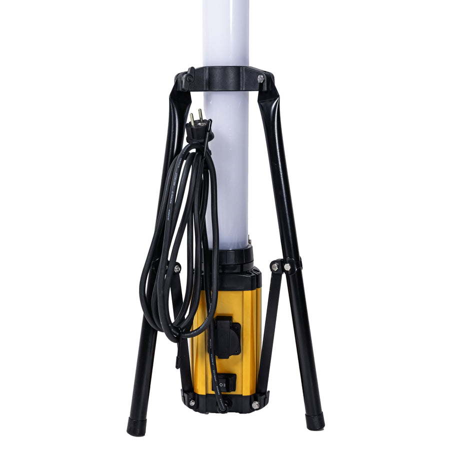 LED's Work Tripod Bouwlamp 12000 - 360 graden rondom licht - Extra stopcontact aansluiting - IP54 waterdicht - 100W Bouwlampen led.gl