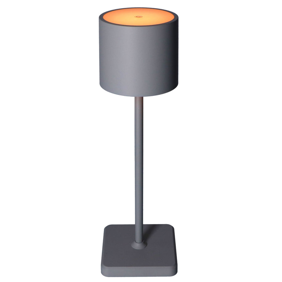 LED's Light Oplaadbare LED Tafellamp - Dimbaar via aanraking - Binnen en buiten - Grijs Tafellampenen led.gl