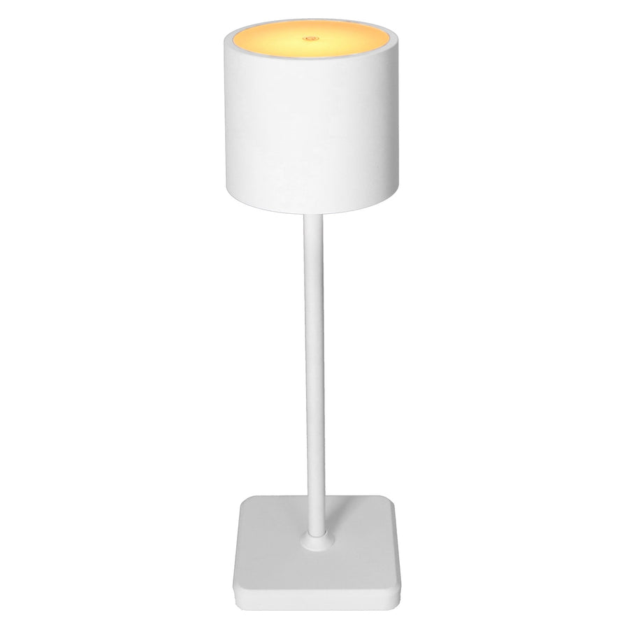 LED's Light Oplaadbare LED Tafellamp - Dimbaar via aanraking - Binnen en buiten - Wit Tafellampenen led.gl