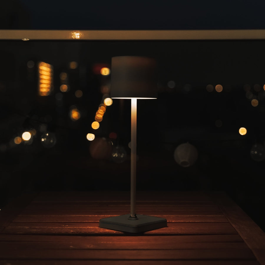 LED's Light Oplaadbare LED Tafellamp - Dimbaar via aanraking - Binnen en buiten - Zwart Tafellampen led.gl