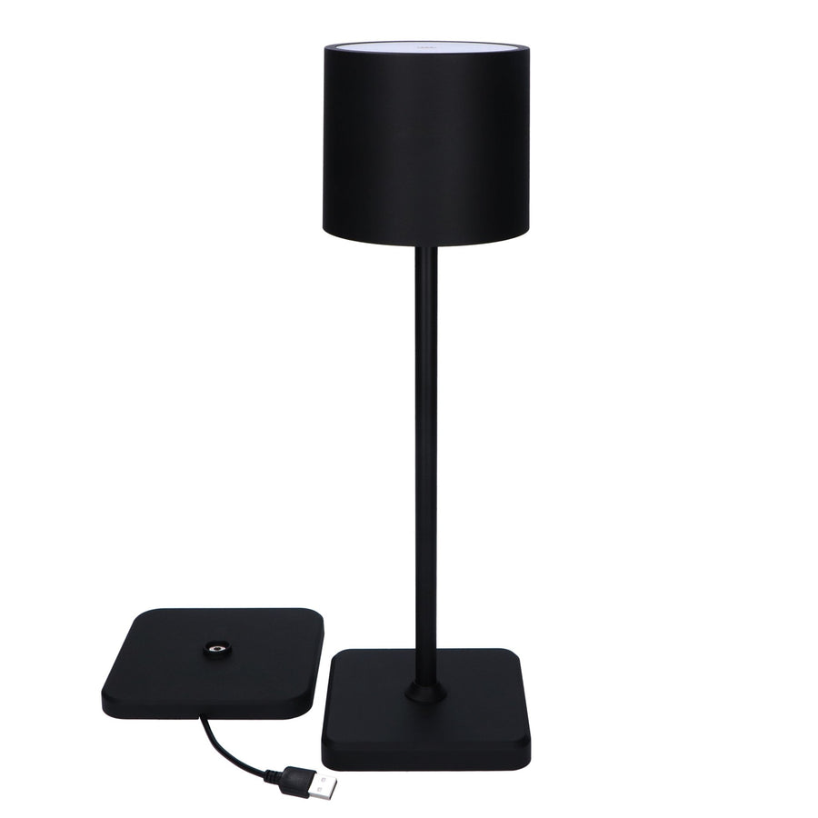 LED's Light Oplaadbare LED Tafellamp - Dimbaar via aanraking - Binnen en buiten - Zwart Tafellampen led.gl