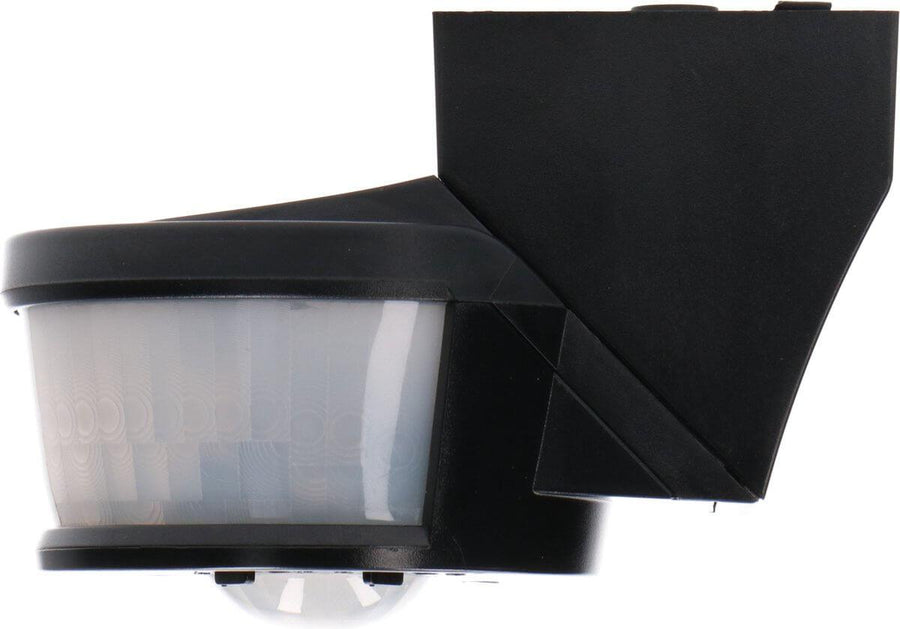 LED's Light Pro Bewegingssensor met Hoekbeugel Universeel - 12 meter bereik - Zwart Sensoren led.gl