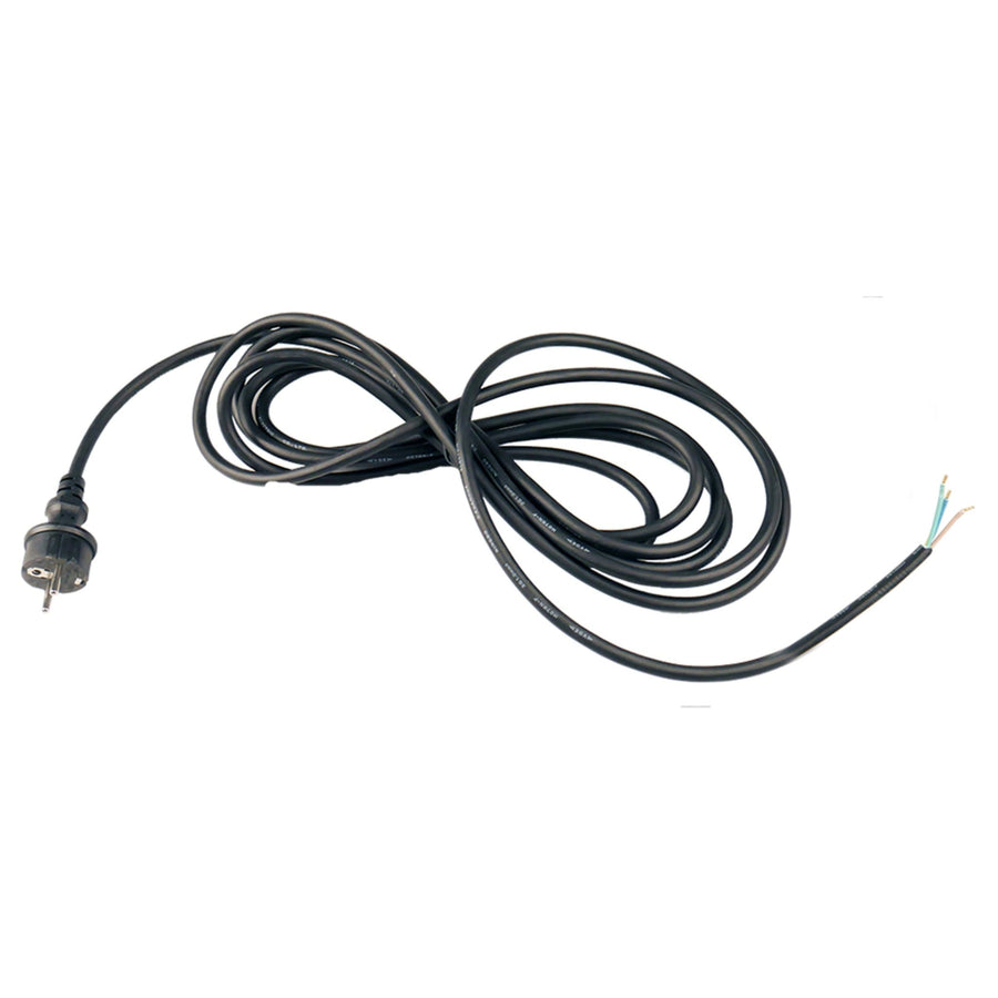 Universele buitenkabel 3-aderig met EU plug - 5 meter lang - IP44 spatwaterdicht - H07RN-F 3G1.0 mm² Snoeren led.gl