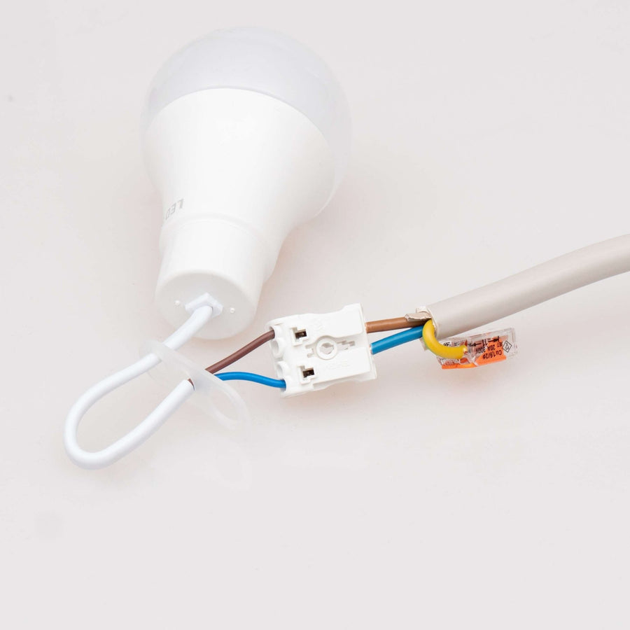 Verhuisfitting E27 met LED Lamp - Extra krachtig licht - 1055 lumen - Lampfitting Lichtbronnen led.gl